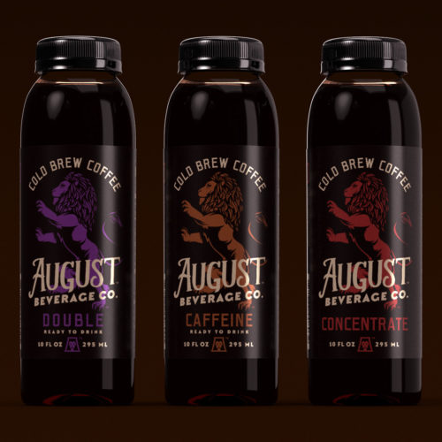 August Beverage Company packaging